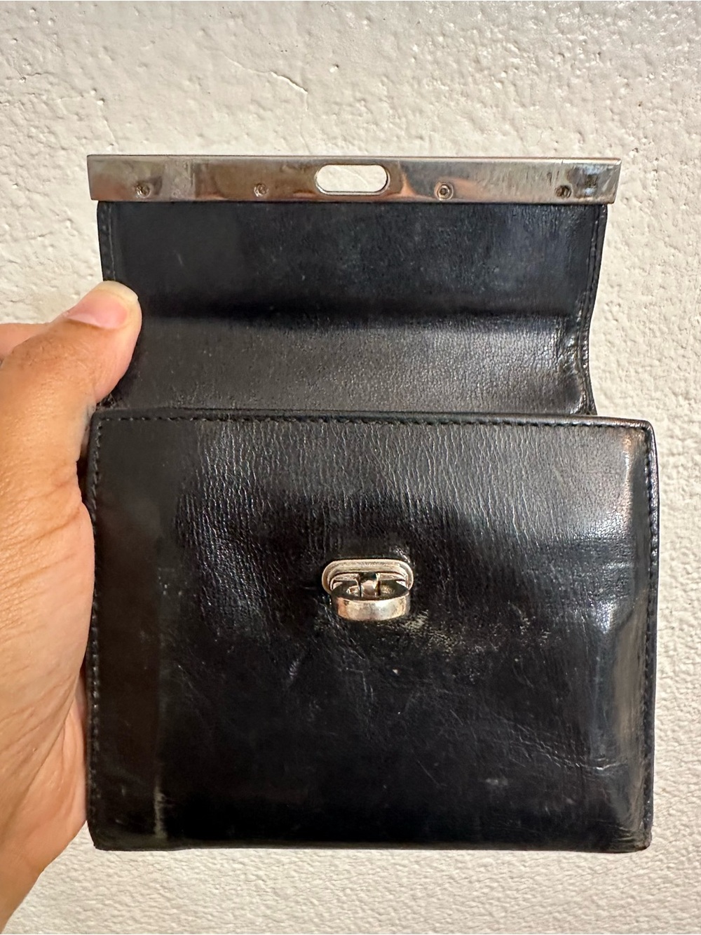 Salvatore Ferragamo Black Leather Wallet - Picture 6 of 12